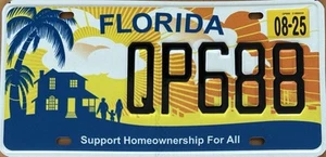 USA Nummernschild ***FLORIDA*** (Support Home Ownership For All) - Bild 1 von 1
