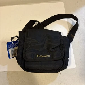Polaroid Case W/ Shoulder Strap BLACK /636 MADE IN PHILIPPINES NEW Has Stain - Picture 1 of 4