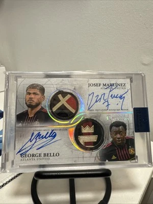2022 Topps Renaissance Josef Martinez George Bello 1/1 Double Patch/Autograph - Image 1 of 4