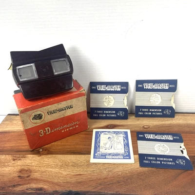 View Master 3Dimension Viewer 1950s Vintage Collectible And Slides - Image 1 of 4