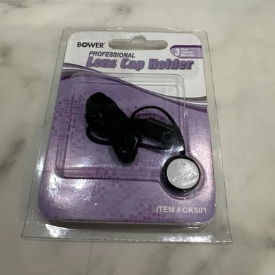 Genaral Brand Lens Cap Keeper with Elastic for DSLR Cameras CK501 - Black - Image 1 of 4