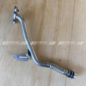 Genuine Mercedes OEM M177 turbo oil line Drain LEFT return AMG c63s A1770900077 - Picture 1 of 22