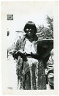 Woman in Street Portrait Vintage Photo Native American Indian in Santa Fe 49