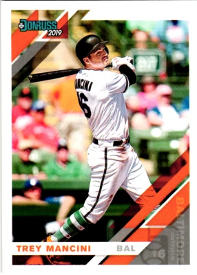 2019 Donruss #153 Trey Mancini Baltimore Orioles - Image 1 of 2