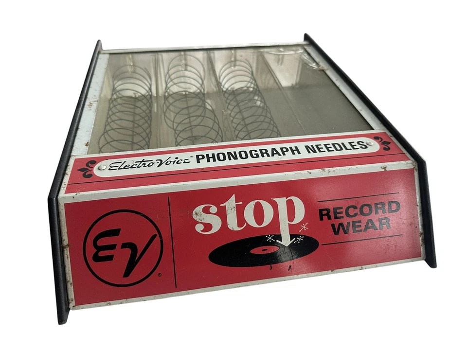 Reproductor de discos de voz eléctrico EV mostrador fonógrafo agujas tocadiscos tienda Foto 1 de 4