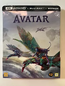 Avatar w. Steelbook (4K UHD + Blu-ray, 2009, EU Import, Region Free) *NEW* - Picture 1 of 4