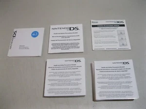 Nintendo DS Health and Safety Precautions Manual Instruction Booklet USA 55878D - Picture 1 of 11