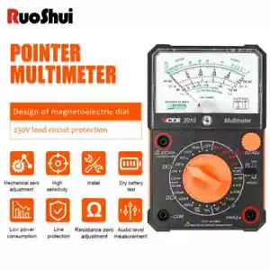 Puntero multímetro analógico Ruoshui 3010 DC AC 1000V 10A - Imagen 1 de 17
