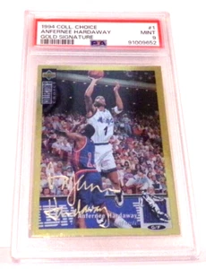 1994 Collectors Choice Gold Foil Signature Anfernee Hardaway PSA 9 MINT Card #1 - Bild 1 von 4