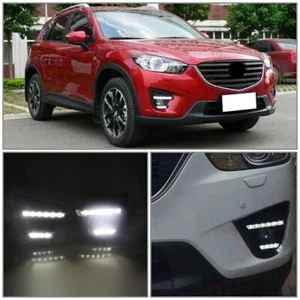 2x luces de circulación diurna LED blancas DRL para Mazda CX-5 2013-2016 2014 2015 - Imagen 1 de 7