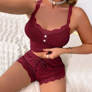 Go Wear Pyjama Schlafanzug Sommer kurz Damen ( 2 tlg) (23,99€/1Stk) - Bild 1 von 27