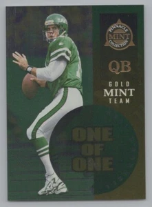 Neil O'Donnell 1998 Pinnacle Mint Gold One Of One #24 New York Jets - Picture 1 of 2