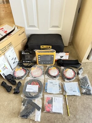 KIT REGISTRADOR ELÉCTRICO FLUKE 1738 TRIFÁSICO CON ACCESORIOS/CALIBRADO 2026 NUEVO ENVÍO GRATIS Foto 1 de 4