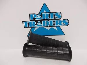 Aftermarket Street Motorcycle Handle Bar Grip Set Black Custom 1" Handlebars - Bild 1 von 2