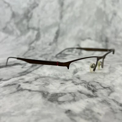 Carrera CA8810 A24 Eyeglasses Rectangle Brown Half Rim Frames 54-19-140 - Imagem 1 de 4