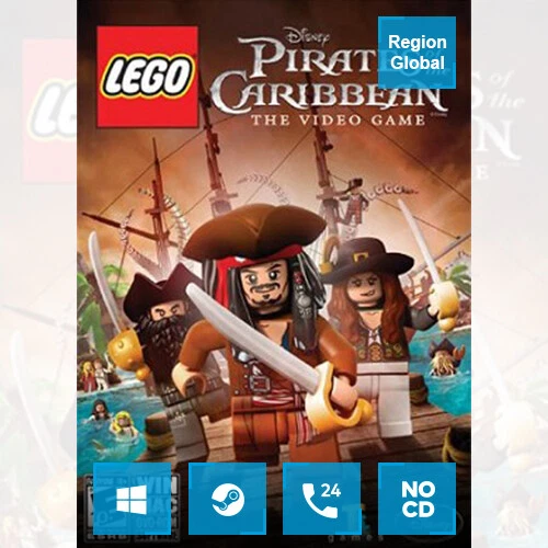 LEGO Pirates of the Caribbean for PC Game Steam Key Region Free - Image 1 of 1