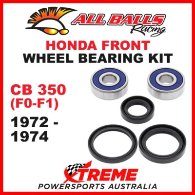 25-1307 Honda CB350 CB 350 (F0-F1) 1972-1974 Front Wheel Bearing Kit - Image 1 of 2