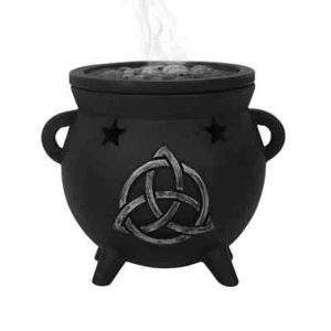 Triquetra Cauldron Incense Cone Holder - Picture 1 of 1