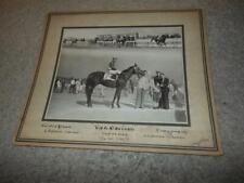 HOGAN THRISTLE DOWN RED HORIZON SEPT 29 1943 HORSE RACING MATTED PHOTO DERBY