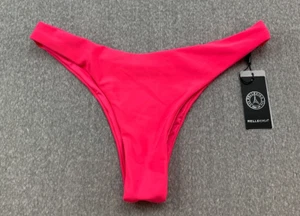 Relleciga Bikini Tankini Swimsuit Bottoms Womens size Small PInk High Cut Cheeky - Picture 1 of 13