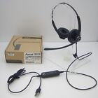 PRO MS XL Duo NC USB PC Professional Noise Cancelling Microphone Headset - NEW