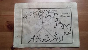 1817 Allezard:  Portolano "Natolie Golfe de Mandaya" (Turchia Turkey Turquia) - Picture 1 of 1