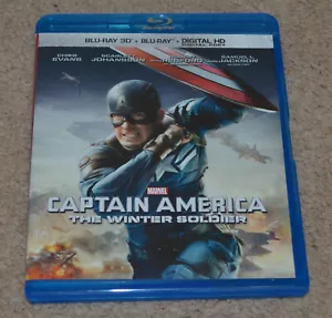 Marvel Captain America The Winter Soldier Blu-Ray 3D and Blu-Ray - Foto 1 di 3