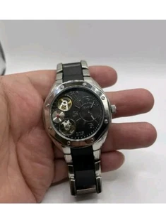 Elgin Mens Automatic Skeleton FG2020S Sport Watch.  New Battery - Picture 1 of 5