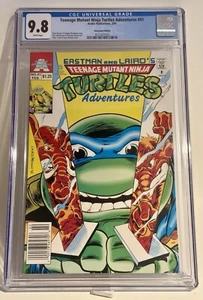 TEENAGE MUTANT NINJA TURTLES ADVENTURES 41 * 1993 * 340 NEWSSTAND * CGC 9.8 HTF - Picture 1 of 2
