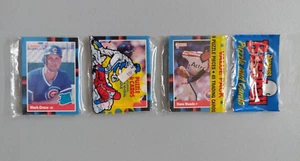 VINTAGE 1988 DONRUSS BASEBALL UNOPENED RACK PACK MARK GRACE RC CUBS SEALED - Picture 1 of 4