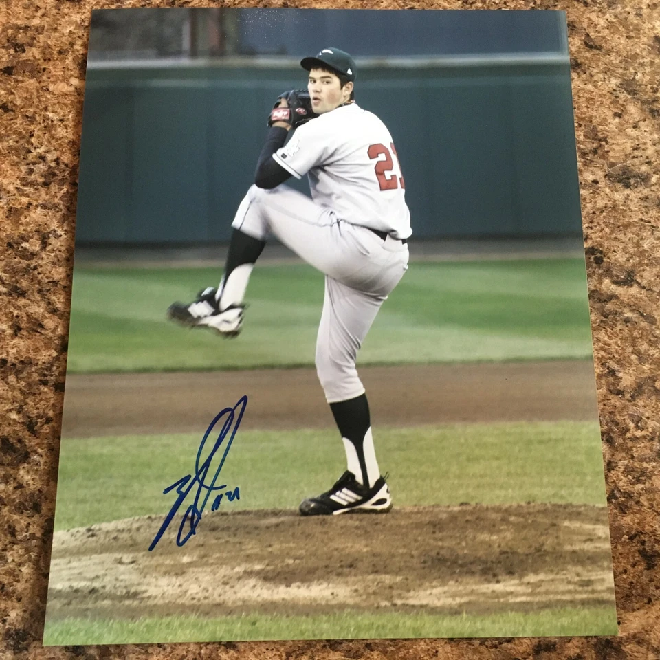 扎克·李签名 8 x 10 照片亲笔签名洛杉矶道奇队 — 第 1/1 张图片