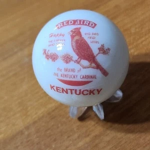 REDBIRD LEWIS SEED FEED FARMING ADVERTISING MARBLE 1" SHOOTER SZ KENTUCKY - Bild 1 von 4