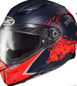 HJC F70 Spielberg Red Bull Ring Full Face Street Motorcycle Helmet Size Large - Foto 1 di 16