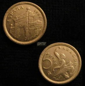 Gutse JCI-363,5 Pesetas 1994, Erreur (4h), Tranche Largeur - Picture 1 of 1