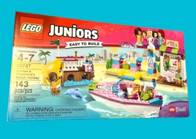Lego Friends Junior Andrea & Stephanie’s Beach Holiday Set 10747 Nuevo Foto 1 de 4