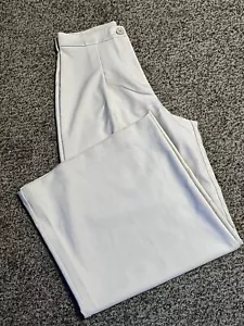 Women’s High Waist Casual Wide Leg Long Pants Size L Made In Italy - Picture 1 of 1