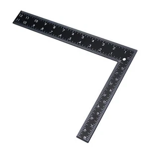 Steel Tri Framing Set Try Square Right Angle Straight Edge L Ruler 20x30cm 8x12 - Picture 1 of 9
