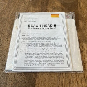 BEACH HEAD 2 II ATARI & COMMODORE - RARE NEW SEALED - FREE SAME DAY SHIPPING - Picture 1 of 2