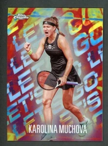 2024 Topps Cromo Tenis Karolina Muchova Let's Go Estuche Hit SSP 1 - Imagen 1 de 2