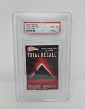 1990 Pacific Total Recall Sealed Wax Pack Graded PSA 8