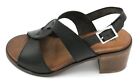 Igi & co 5689200 Sandal Leather Dark Brown Heel Strap Large 6cm Q
