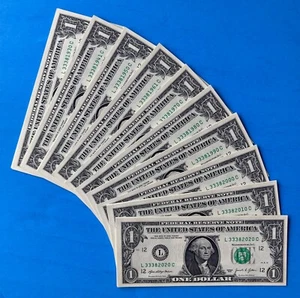 (3338)_1930 to 2021 $1 One Dollar Bill TRAILING YEAR Notes *UNC / $9.99 each* - Picture 1 of 11
