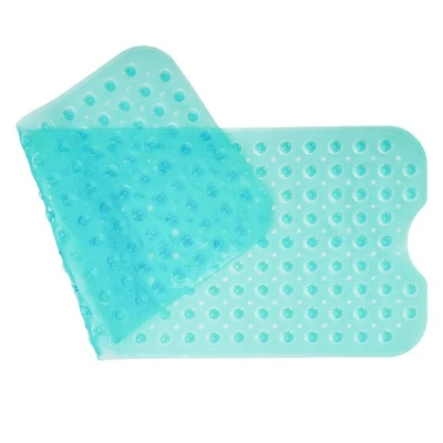 100 x 40cm Tapis de Bain Antiglissant, PVC en Caoutchouc Naturel avec Ventosa... - Photo 1/4