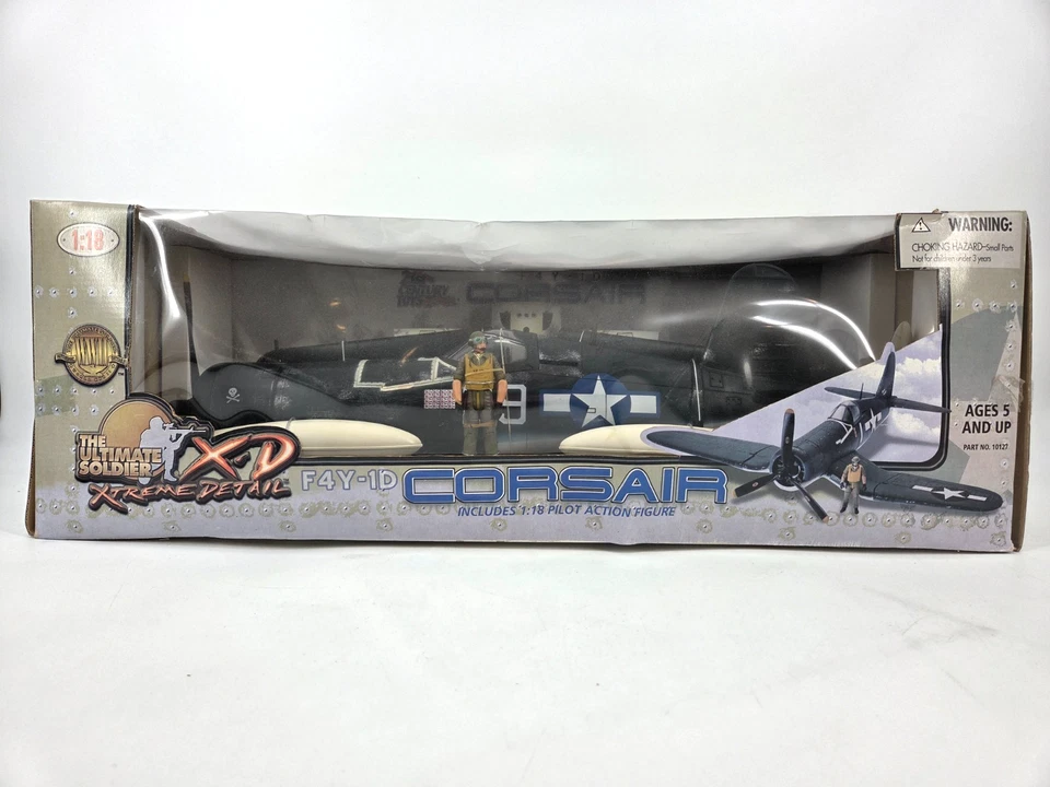The Ultimate Soldier F4Y-1D Corsair W Pilot Xtreme Detail 1:18 Scale 10127 - Image 1 of 4
