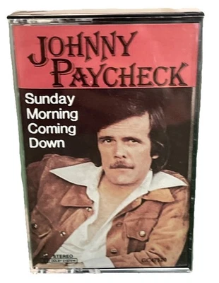 Johnny Paycheck - Sunday Morning Coming Down 1985 Cassette Country Folk - Image 1 of 3