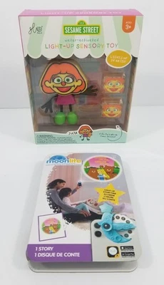 Sesame Street Glo Pals Light Up Sensory Bath Toys Autism - Moonlite Storybook - Image 1 of 4