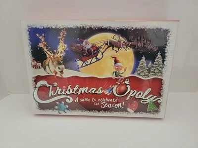 Christmas Opoly Family Board Game ( Monopoly Theme ) Game Sealed New - Image 1 of 4