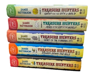 James Patterson Treasure Hunters Series Books 1-5 HC's - Picture 1 of 1
