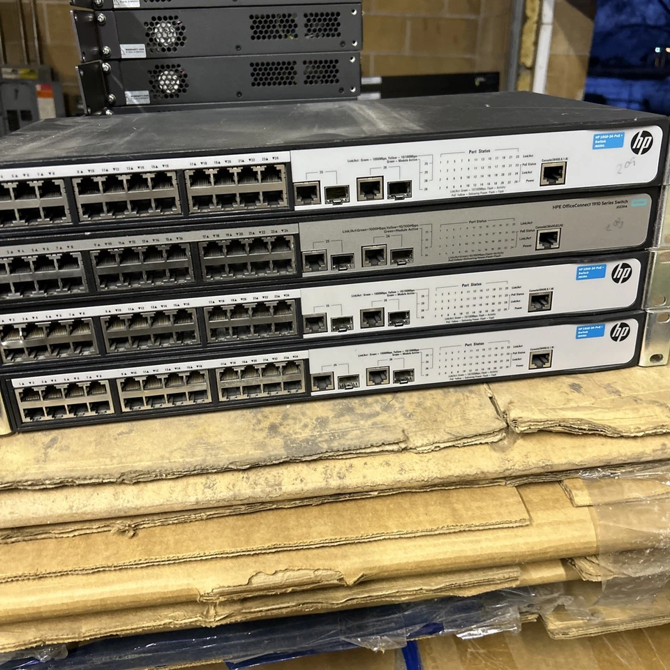 HP JG539A 1920-24G-PoE+ 24-Port Gigabit Ethernet Switch Rack Mountable - Image 1 of 1
