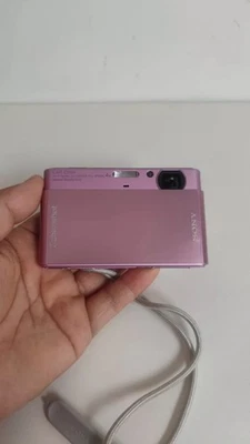 SONY Cyber Shot DSC-T77 PINK 10.1MP Camera w/Battery Charger Memory Stick - Image 1 of 4